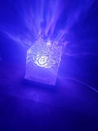 Ночник от USB куб звездное небо LED настольная RGB лампа 16 цветов для спальни и детской + пульт фото от покупателей 7