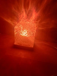Ночник от USB куб звездное небо LED настольная RGB лампа 16 цветов для спальни и детской + пульт фото от покупателей 5