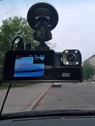 Відеореєстратор на 3 камери і з Wi-Fi - Black Box Traffic Recorder (спереду + позаду + салон) FullHD фото від покупців 3