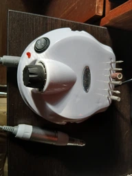 Фрезер для маникюра и педикюра профессиональный 65W 45000 об. мин + подарок 7 алмазных фрез белый фото от покупателей 14