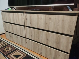 Комод Garant Идея 760 х 1600 2_ЗШ Дуб артизан/Серый графит (00-00526337) фото от покупателей 2