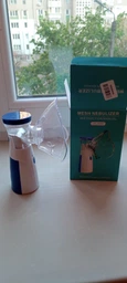 Портативный ультразвуковой ингалятор небулайзер Mesh Nebulizer для детей и взрослых, ручной для дыхательной терапии