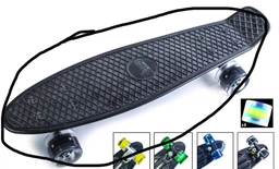 Пенні борд Penny Board Black, Світяться колеса фото від покупців 1