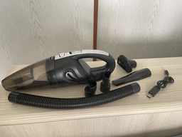Пылесос автомобильный беспроводной с насадками 50Вт Vacuum Cleaner, аккумуляторный ручной мини-пылесос с USB зарядкой для уборки машины, дома, клавиатуры, труднодоступных мест, Черный, VA-30 фото от покупателей 1