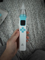 Електронний аспіратор назальний потужний для носа Electric Baby Nasal Aspirator соплеотсос електричний для новонароджених дітей з музикою білий фото від покупців 1