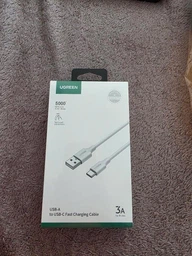Кабель UGREEN US287 USB 2.0 to USB-C QC3.0 3A 0.25m Black (60114)