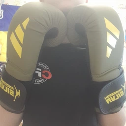 Боксерские перчатки Adidas x Anderson Silva (ADIAS50TG) Black/Yellow 10 унций фото от покупателей 3