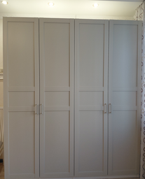 Шафа PAX 200x60x236 IKEA 393.041.28 білий/світло-бежевий фото від покупців 3