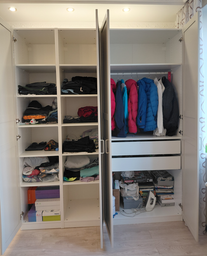 Шафа PAX 200x60x236 IKEA 393.041.28 білий/світло-бежевий