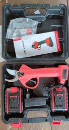 Секатор акумуляторный VOLLYX RED 21V кусторез садовые ножницы + 2 аккумулятора + кейс фото от покупателей 7