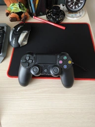 Бездротовий Bluetooth геймпад DualShock 4 V2 для PlayStation 4, ноутбука та ПК — Колір Сірий Камуфляж з вібрацією та сенсором фото от покупателей 12