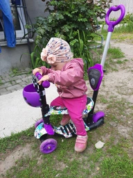 Самокат 5в1 Best Scooter (PU колеса с подстветкой) Абстракция Multicolor (84216)