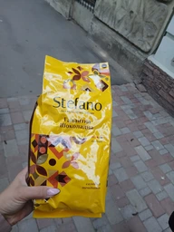 Кава в зернах STEFANO 900г з ароматом шоколадний трюфель Галантна шоколадна