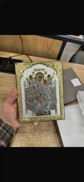 Ікона срібна Ekklesia Всецариця(Пантанасса) (17,8x21,9 см.) (6823/3W) фото от покупателей 1