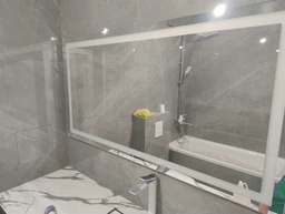 Дзеркало з внутрішнім LED підсвічуванням "Екватор" ML-10 (80х150) фото від покупців 2