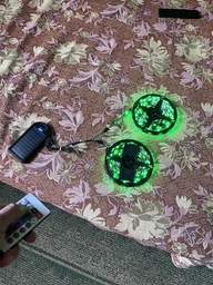Умная светодиодная лента 10 метров RGB с Bluetooth, водостойкая, самоклеющаяся гирлянда, LED питание от USB с приложением фото от покупателей 6