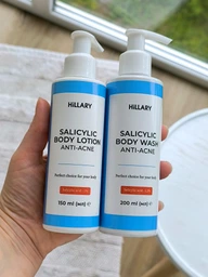 Комплекс для тела против акне с салициловой кислотой: Гель, Лосьон Hillary Anti-Acne Body Care Complex with Salicylic Acid K2-11-030 фото от покупателей 2