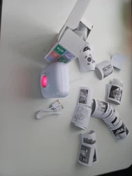 Портативний міні принтер термопринтер Mini printer Pink +2 вида паперу ( звичайний, самоклеючий,кольоровий) фото від покупців 2