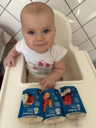 Дитяче пюре Gerber Pouch Яблуко та груша, 90 г (7613036345507)