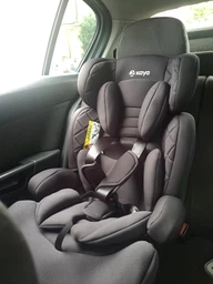 Детское автокресло Kaya Pulse PP-1240 Melange Black 9–36 кг (группа 1/2/3), универсальное, черное