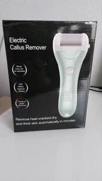 Пемза пилка для ног и пяток роликовая аккумуляторная Callus Remover 3W электрическая для шлифовки электропемза для педикюра USB желтая фото от покупателей 3