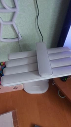 Настольная лампа на аккумуляторе светодиодная led для стола школьника аккумуляторная портативная с встроенным вентилятором часами термометром usb Atlanfa настольный светильник беспроводные настольные лед лампы с аккумулятором