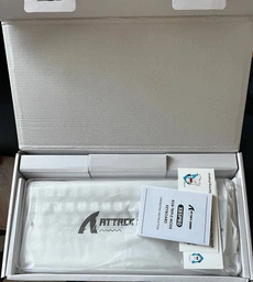 Ігрова клавітура Attack shark x85 Pro White countour 4000mAh, 75%, Hot-Swap, RGB, 2.4GHz/Bluetooth/USB