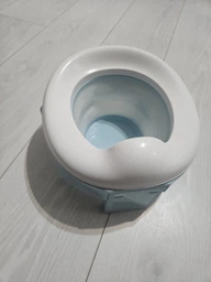 Дитячий складаний дорожній горщик 3 в 1 Lavi Blue Trivet + Пакети в комплекті Накладка на унітаз Портативний горщик для подорожей