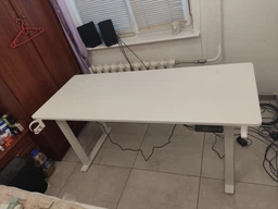 Стіл з електро-регулюванням висоти Двомоторний White Flexi Desk 160x65 см 27897 фото від покупців 2