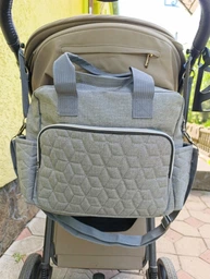 Сумка органайзер на коляску универсальная для мамы BAVO BabyBag B-1 Серая