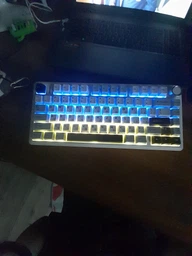 Бездротова ігрова механічна клавіатура Aula F75 2.4G Bluetooth з RGB Hot swap фото от покупателей 1