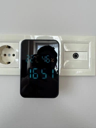 Дзвінок дверний бездротовий з козирком з DOORBELL 5615 з годинником, термометром і показником вологості фото від покупців 2