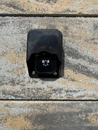 Дзвінок дверний бездротовий з козирком з DOORBELL 5615 з годинником, термометром і показником вологості фото від покупців 1