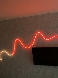 Неоновая лента 10 метров управления с телефона LED Neon Rope Light гибкая умная светодиодная подсветка USB Bluetooth IP68 (LONGITUD) фото от покупателей 16