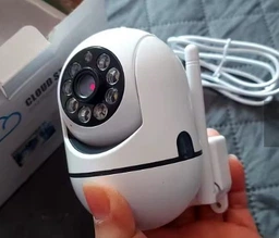 Поворотная IP камера QC011 беспроводная WiFi для видеонаблюдения со звуком и ночным видением фото от покупателей 4