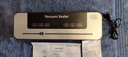 Вакууматор побутовий для продуктів їжі Vacuum Sealer 120W вакууманий пакувальник автоматичний + 10 пакетів фото от покупателей 12