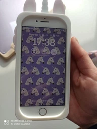 Чехол 3D Toy для Iphone 7 / 8 Бампер резиновый Единорог Black фото от покупателей 3