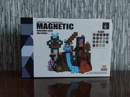 Магнитный конструктор майнкрафт магнитные блоки в стиле Minecraft для детей 100 деталей детский набор развивающий STEM игрушка для развития моторики логики творчества строительства совместимый блочный обучающий креативный строительный + салфетка в наборе фото от покупателей 6
