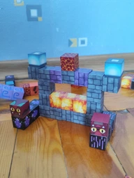 Магнитный конструктор майнкрафт магнитные блоки в стиле Minecraft для детей 100 деталей детский набор развивающий STEM игрушка для развития моторики логики творчества строительства совместимый блочный обучающий креативный строительный + салфетка в наборе фото от покупателей 4