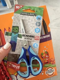 Ножиці дитячі YES 480466 13см Minecraft, для шульги /480466/