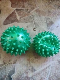 Масажний м'ячик 7.5 см м'який EasyFit фіолетовий (PVC) м'яч для масажа і МФР масажер для спини, ніг, рук, шиї, стоп EF-1058-V