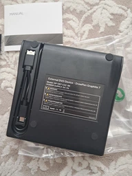 Дисковод внешний USB 3.0 Type-C DVD CD-RW DVD-RW оптический slim external writer reader портативный для дисков загрузочный инсталляционный архивный установка windows компакт диски dvd с поддержкой VCD для ноутбука ПК компьютера чтение запись (23012) фото от покупателей 2