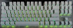 Наклейки на клавиатуру Best Key mini матовая прозрачная БЕЛАЯ, 56 кл. фото от покупателей 7