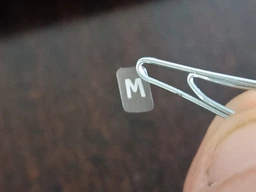 Наклейки на клавиатуру Best Key mini матовая прозрачная БЕЛАЯ, 56 кл. фото от покупателей 5