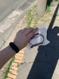 Силиконовый ремешок MRK для фитнес браслета Xiaomi Mi Band 6/5 абрикосовый (35) с металлической кнопкой (mrk2514)