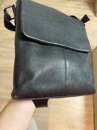 Сумка через плечо мягкая кожаная BEXHILL BX734A Черный 26 х 23 х 6 см фото от покупателей 2
