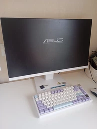 Механічна ігрова клавіатура AJAZZ AK820 RGB Pro для геймерів: Hot-Swap, Gasket Mount, 81 клавіша, PBT кейкапи провідна White-Purple
