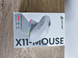 ATTACK SHARK X11 63g Біла ігрова миша (PAW3311, 22000 DPI, Bluetooth/2.4G/USB-C, RGB док-станція) фото від покупців 1