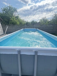 Прямоугольный каркасный бассейн Bestway 56671 (488х244х122 см) Power Steel Frame Pool