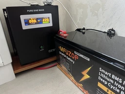 Акумулятор LiFePO4 200 Аг 12.8 В Літій-залізо-фосфат MFUZOP 12V 200 Ah 2560Wh 200A BMS фото від покупців 1